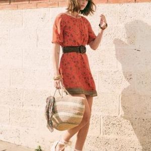 Sezane Fanny silk dress 38